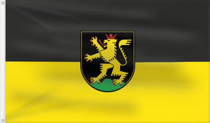 Flag, with two metal eyelets and reinforced hoist: Heidelberg (Nördliches Baden-Württemberg)