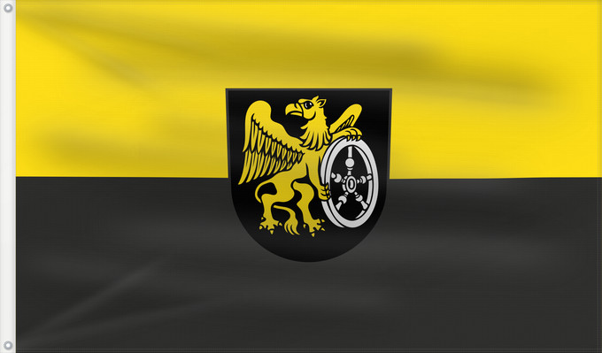Flag, with two metal eyelets and reinforced hoist: Neckarzimmern (Nördliches Baden-Württemberg)