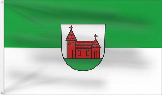 Flag, with two metal eyelets and reinforced hoist: Neunkirchen (Nördliches Baden-Württemberg)