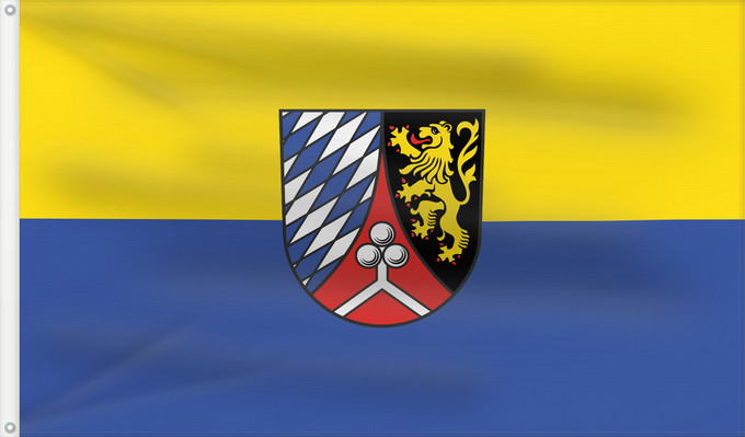 Flag, with two metal eyelets and reinforced hoist: Obrigheim (Nördliches Baden-Württemberg)
