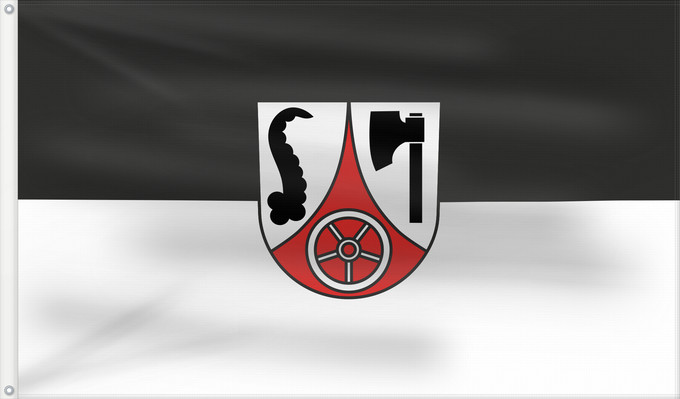 Flag, with two metal eyelets and reinforced hoist: Seckach (Nördliches Baden-Württemberg)