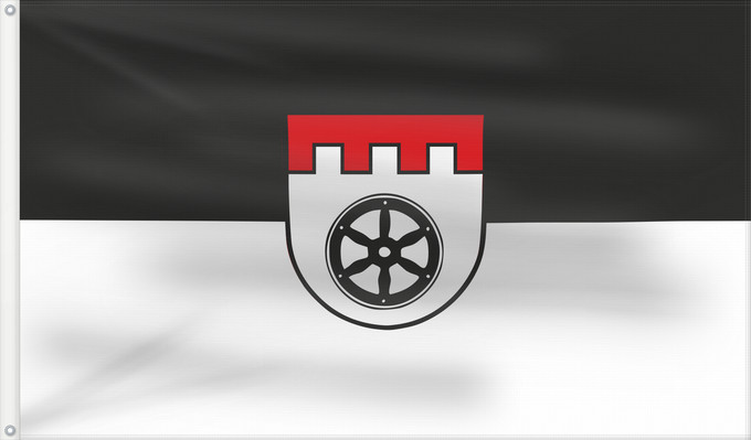 Flag, with two metal eyelets and reinforced hoist: Ravenstein (Nördliches Baden-Württemberg)