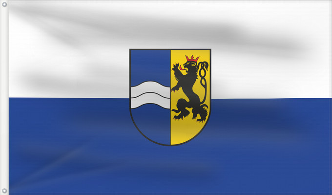 Flagge, mit zwei Metallösen und verstärktem Besatzband: Rhein-Neckar-Kreis (Kreis)