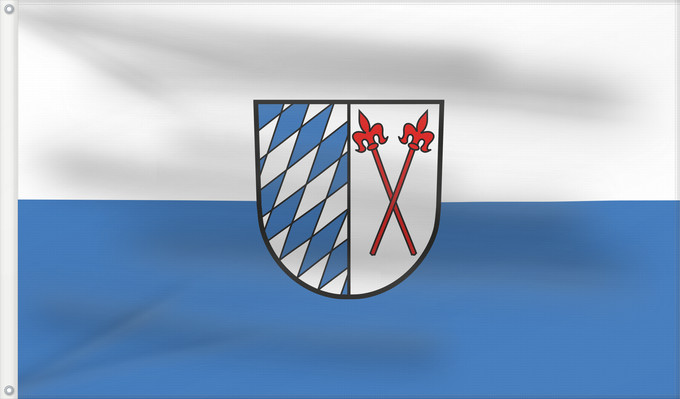Flag, with two metal eyelets and reinforced hoist: Eschelbronn (Nördliches Baden-Württemberg)