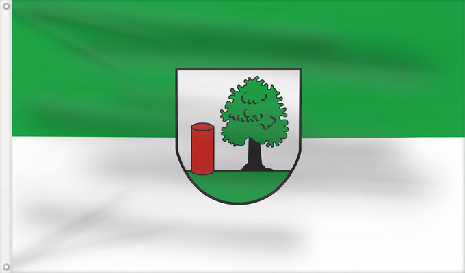 Flagge, mit zwei Metallösen und verstärktem Besatzband: Gaiberg (Nördliches Baden-Württemberg)