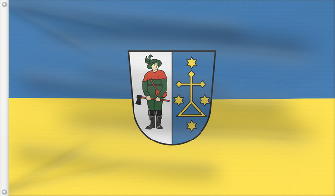 Flag, with two metal eyelets and reinforced hoist: Ketsch (Nördliches Baden-Württemberg)