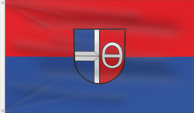 Flag, with two metal eyelets and reinforced hoist: Malsch (Nördliches Baden-Württemberg)