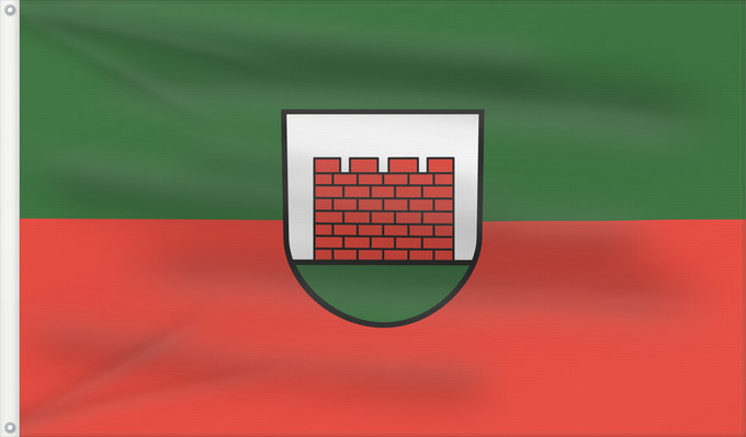 Flag, with two metal eyelets and reinforced hoist: Mauer (Nördliches Baden-Württemberg)