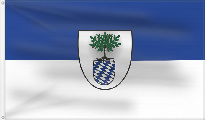 Flag, with two metal eyelets and reinforced hoist: Nußloch (Nördliches Baden-Württemberg)