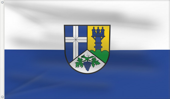 Flag, with two metal eyelets and reinforced hoist: Rauenberg (Nördliches Baden-Württemberg)