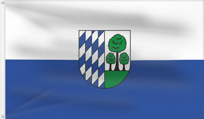 Flagge, mit zwei Metallösen und verstärktem Besatzband: Sandhausen (Nördliches Baden-Württemberg)