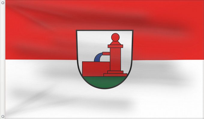 Flag, with two metal eyelets and reinforced hoist: Schönbrunn (Nördliches Baden-Württemberg)