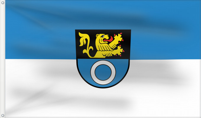 Flag, with two metal eyelets and reinforced hoist: Schwetzingen (Nördliches Baden-Württemberg)