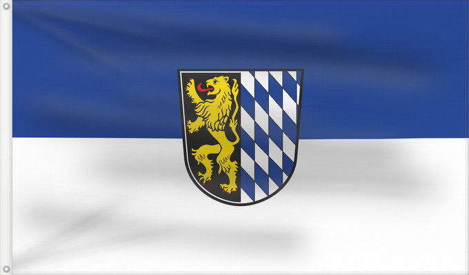 Flagge, mit zwei Metallösen und verstärktem Besatzband: Wiesloch (Nördliches Baden-Württemberg)