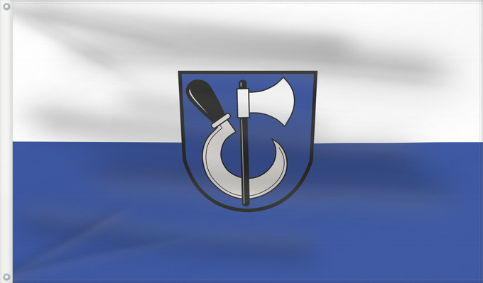 Flag, with two metal eyelets and reinforced hoist: Wilhelmsfeld (Nördliches Baden-Württemberg)