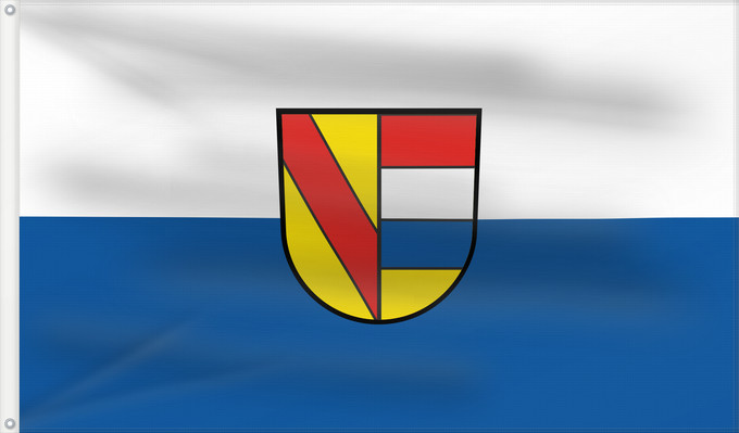 Drapeau, avec deux œillets métalliques et guindant renforcé : Pforzheim (Nördlicher Schwarzwald)