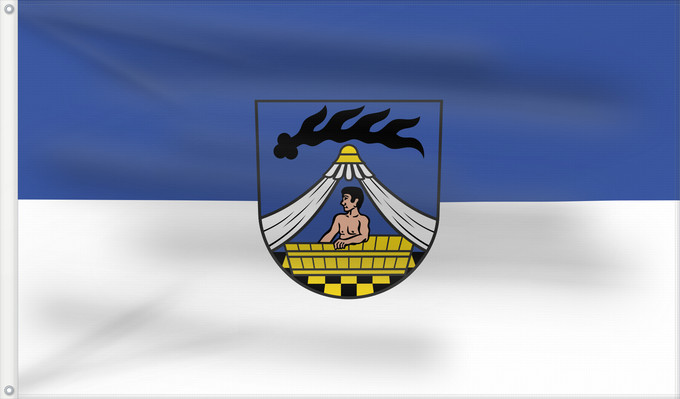 Flag, with two metal eyelets and reinforced hoist: Bad Liebenzell (Nördlicher Schwarzwald)