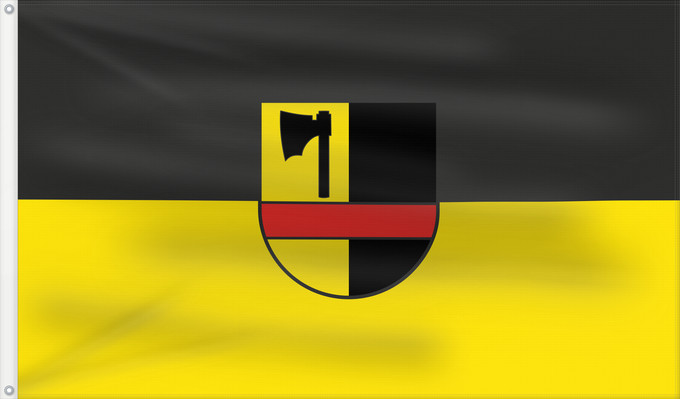 Flag, with two metal eyelets and reinforced hoist: Ebhausen (Nördlicher Schwarzwald)