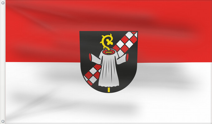 Flag, with two metal eyelets and reinforced hoist: Bad Herrenalb (Nördlicher Schwarzwald)