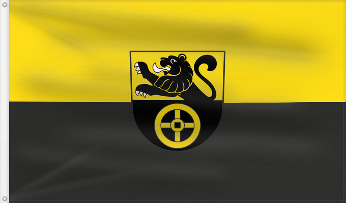 Flag, with two metal eyelets and reinforced hoist: Ostelsheim (Nördlicher Schwarzwald)