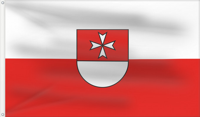 Flag, with two metal eyelets and reinforced hoist: Rohrdorf (Nördlicher Schwarzwald)