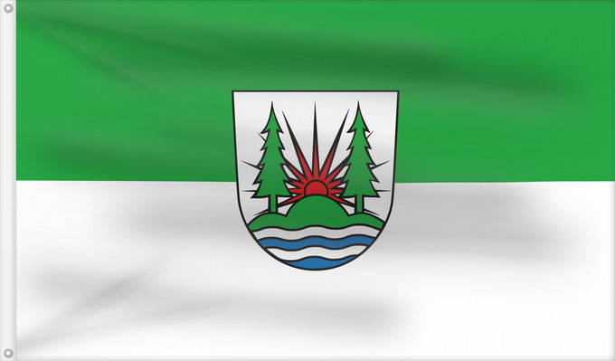 Flag, with two metal eyelets and reinforced hoist: Schömberg (Nördlicher Schwarzwald)