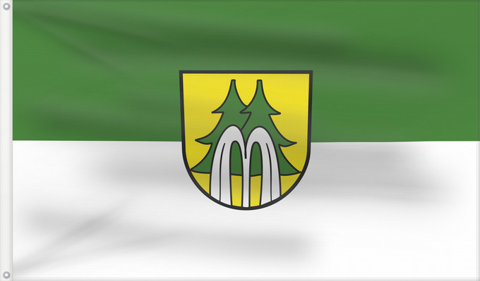 Flagge, mit zwei Metallösen und verstärktem Besatzband: Bad Wildbad (Nördlicher Schwarzwald)