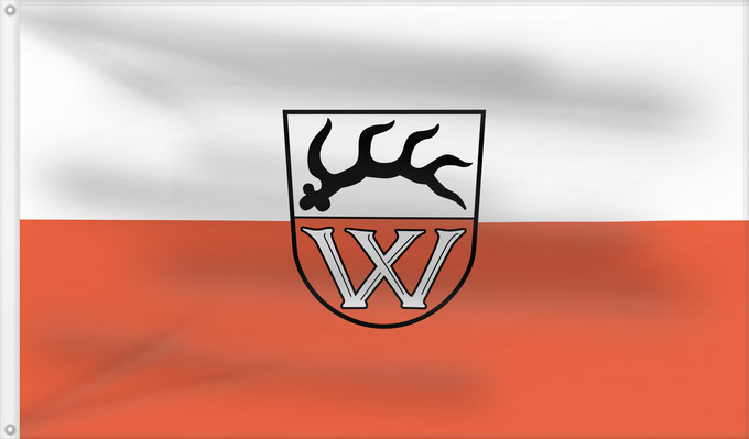 Flagge, mit zwei Metallösen und verstärktem Besatzband: Wildberg (Nördlicher Schwarzwald)