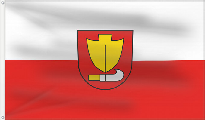 Flag, with two metal eyelets and reinforced hoist: Eisingen (Nördliches Baden-Württemberg)