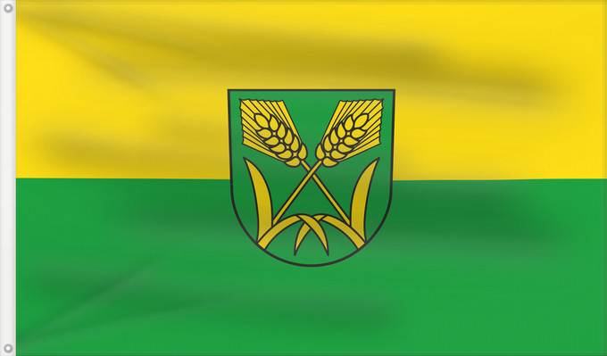 Flag, with two metal eyelets and reinforced hoist: Heimsheim (Nördlicher Schwarzwald)