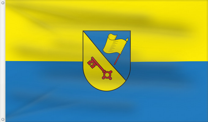 Flag, with two metal eyelets and reinforced hoist: Illingen (Nördliches Baden-Württemberg)