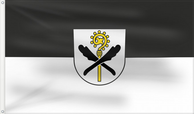 Bandera, con dos ojales metálicos y lado del asta reforzado: Knittlingen (Nördliches Baden-Württemberg)