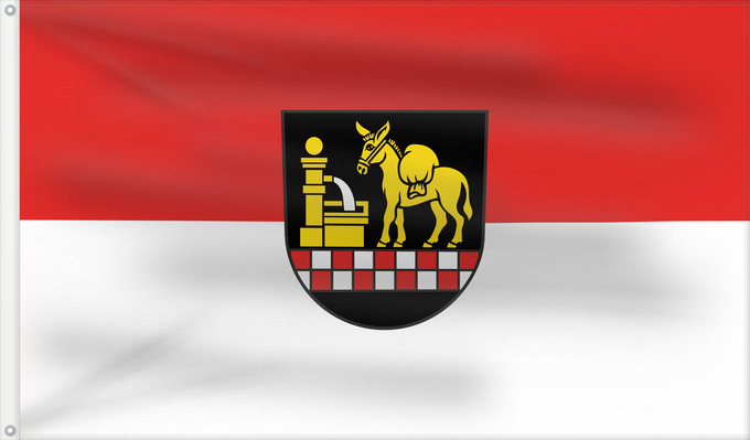 Flag, with two metal eyelets and reinforced hoist: Maulbronn (Nördliches Baden-Württemberg)