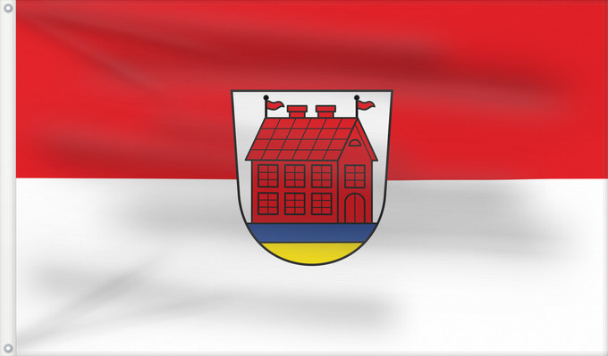 Flag, with two metal eyelets and reinforced hoist: Neuhausen (Nördlicher Schwarzwald)