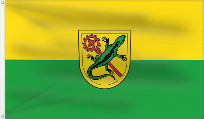 Flag, with two metal eyelets and reinforced hoist: Ötisheim (Nördliches Baden-Württemberg)