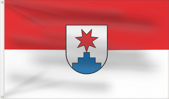 Flag, with two metal eyelets and reinforced hoist: Sternenfels (Nördliches Baden-Württemberg)