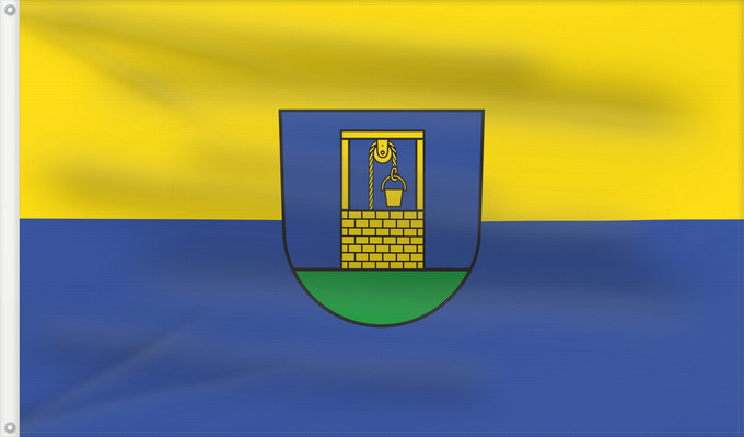 Flag, with two metal eyelets and reinforced hoist: Tiefenbronn (Nördlicher Schwarzwald)
