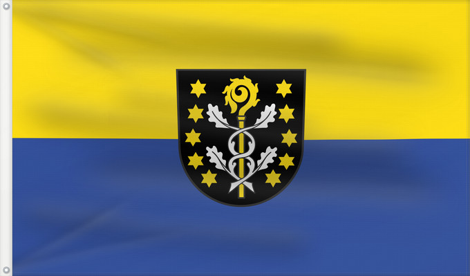 Flag, with two metal eyelets and reinforced hoist: Wiernsheim (Nördlicher Schwarzwald)