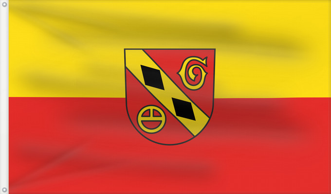 Flag, with two metal eyelets and reinforced hoist: Neulingen (Nördliches Baden-Württemberg)