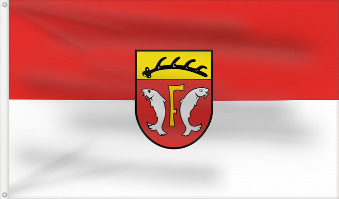 Flag, with two metal eyelets and reinforced hoist: Freudenstadt (Nördlicher Schwarzwald)