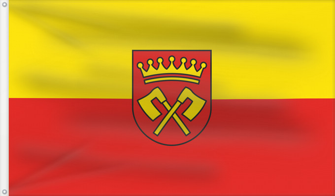 Flag, with two metal eyelets and reinforced hoist: Pfalzgrafenweiler (Nördlicher Schwarzwald)