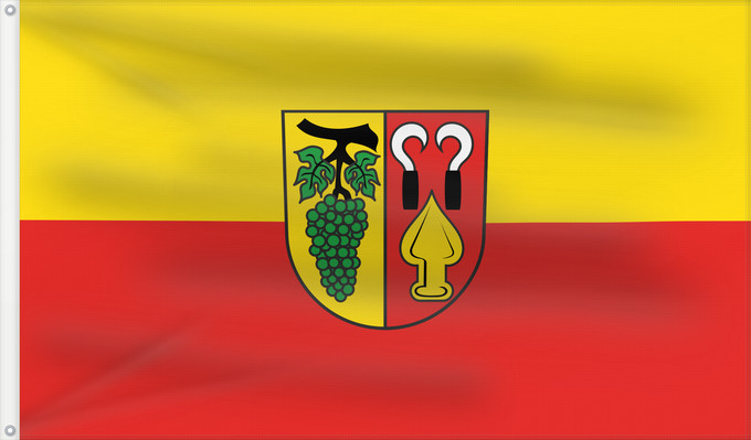 Flag, with two metal eyelets and reinforced hoist: Auggen (Südlicher Schwarzwald)