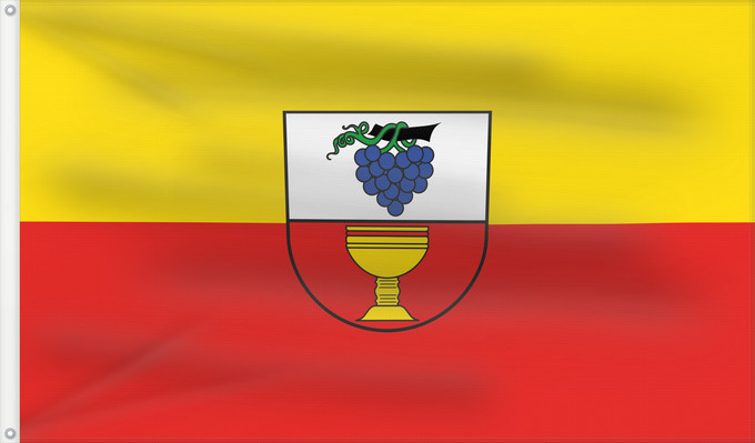 Drapeau, avec deux œillets métalliques et guindant renforcé : Ballrechten-Dottingen (Südlicher Schwarzwald)