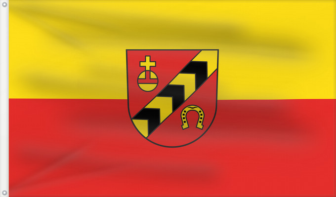 Flag, with two metal eyelets and reinforced hoist: Buggingen (Südlicher Schwarzwald)