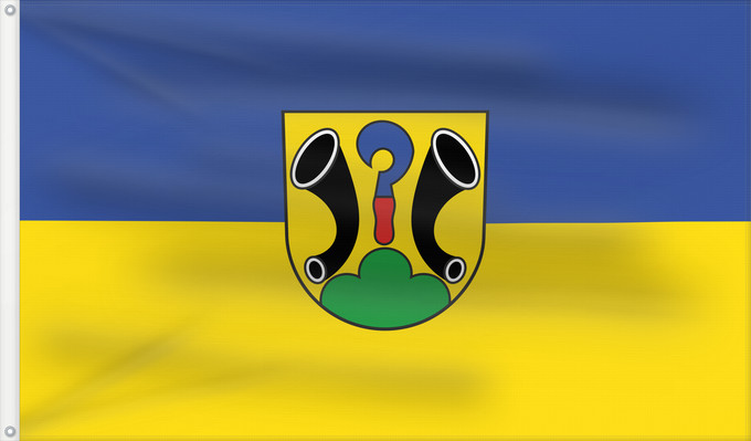 Flag, with two metal eyelets and reinforced hoist: Ebringen (Südlicher Schwarzwald)