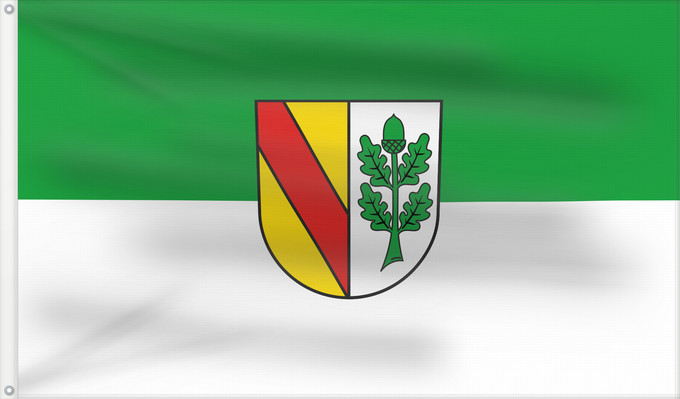 Flag, with two metal eyelets and reinforced hoist: Eichstetten am Kaiserstuhl (Südlicher Schwarzwald)