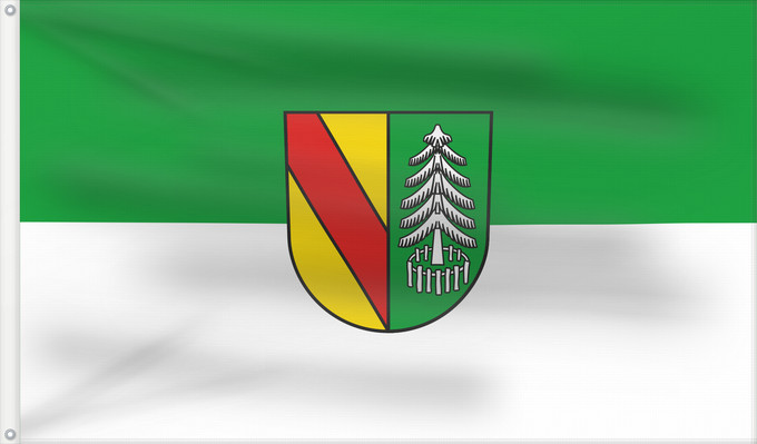 Bandera, con dos ojales metálicos y lado del asta reforzado: Gundelfingen (Südlicher Schwarzwald)
