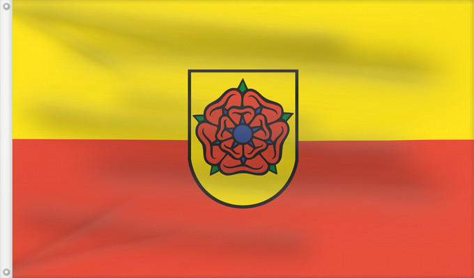 Flag, with two metal eyelets and reinforced hoist: Merdingen (Südlicher Schwarzwald)