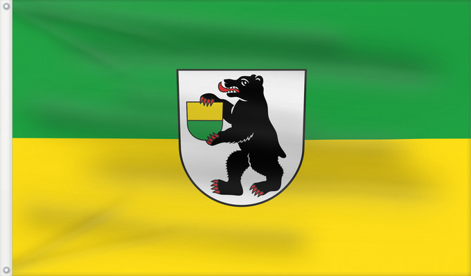Flag, with two metal eyelets and reinforced hoist: Merzhausen (Südlicher Schwarzwald)