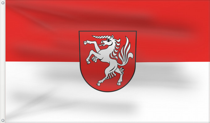 Flag, with two metal eyelets and reinforced hoist: Oberried (Südlicher Schwarzwald)